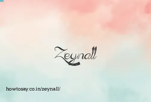 Zeynall