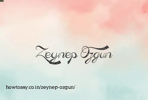 Zeynep Ozgun