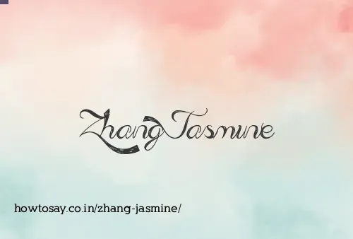Zhang Jasmine