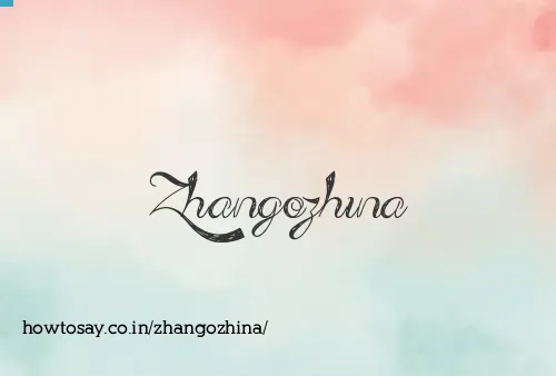 Zhangozhina