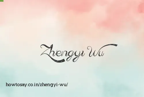 Zhengyi Wu