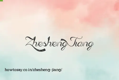 Zhesheng Jiang