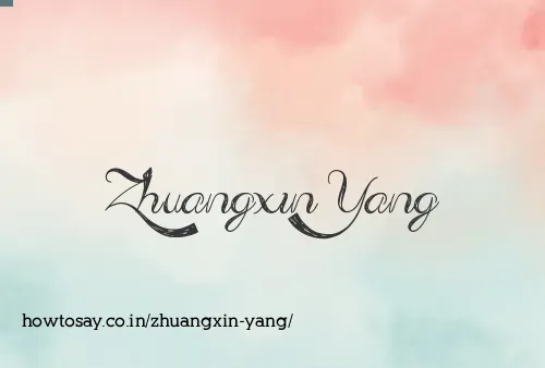 Zhuangxin Yang