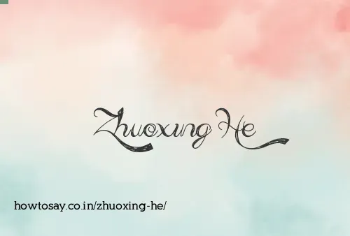 Zhuoxing He
