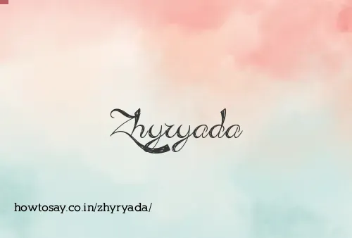 Zhyryada