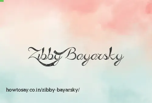 Zibby Bayarsky