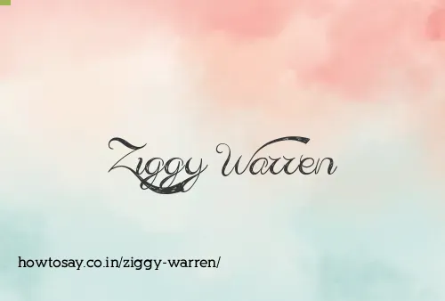 Ziggy Warren