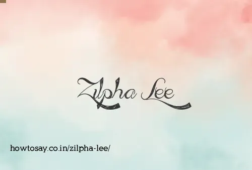 Zilpha Lee