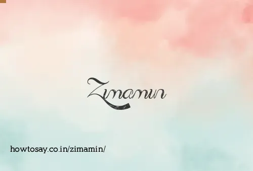Zimamin