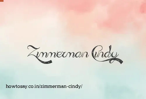 Zimmerman Cindy