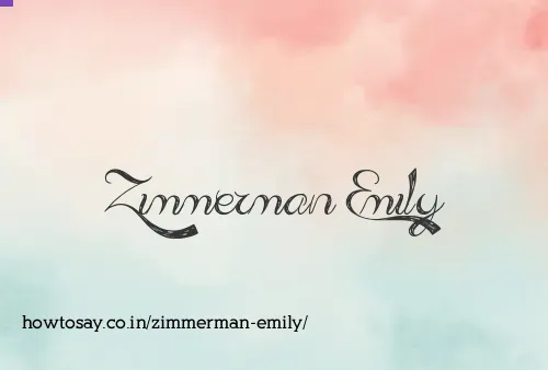 Zimmerman Emily