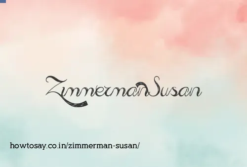 Zimmerman Susan