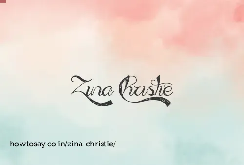 Zina Christie