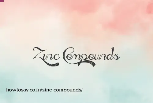 Zinc Compounds