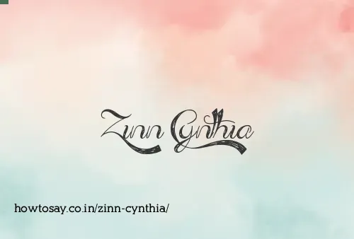Zinn Cynthia