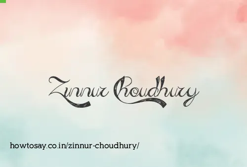 Zinnur Choudhury