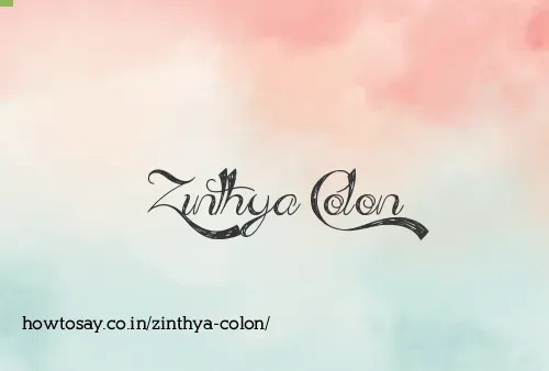Zinthya Colon