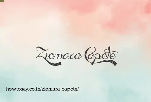 Ziomara Capote