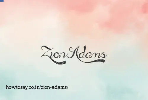 Zion Adams
