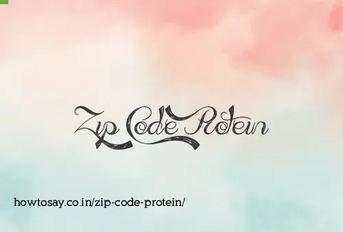 Zip Code Protein
