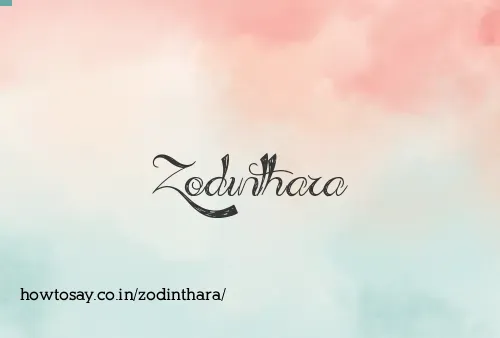 Zodinthara