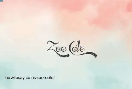 Zoe Cole