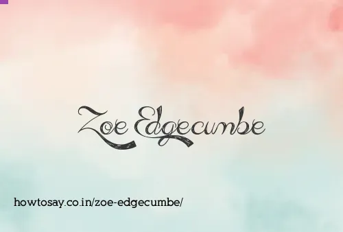 Zoe Edgecumbe