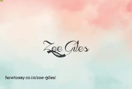 Zoe Giles