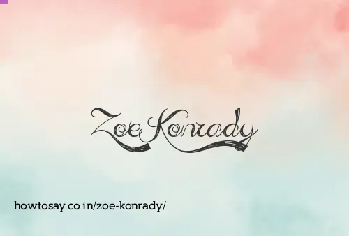 Zoe Konrady