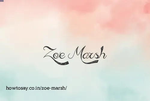 Zoe Marsh