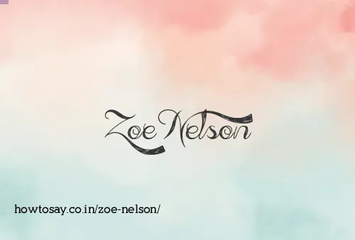 Zoe Nelson