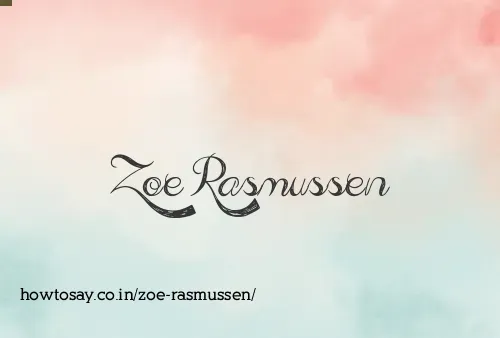 Zoe Rasmussen