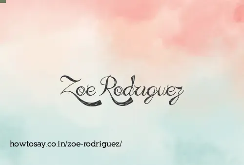 Zoe Rodriguez
