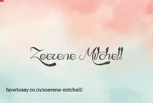 Zoerene Mitchell