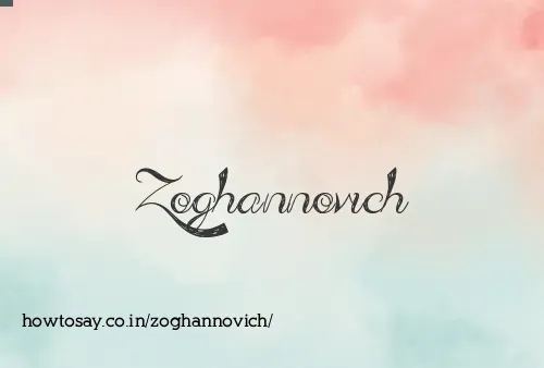 Zoghannovich