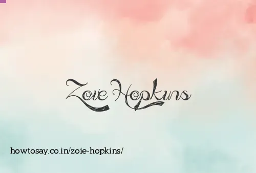 Zoie Hopkins