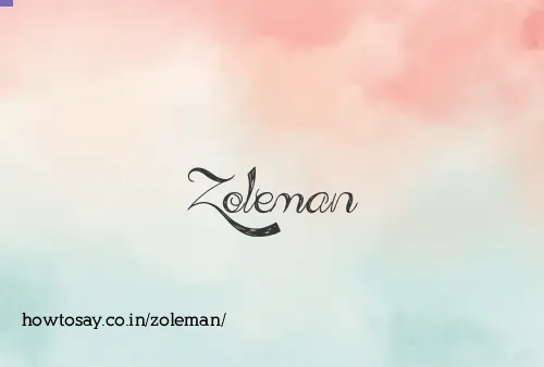 Zoleman