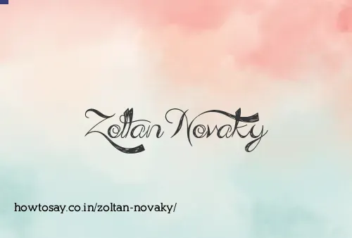 Zoltan Novaky