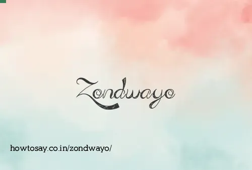 Zondwayo