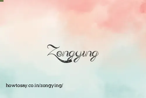 Zongying