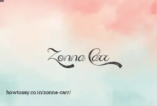 Zonna Carr