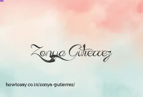 Zonya Gutierrez