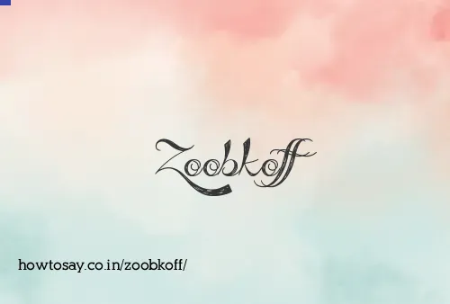 Zoobkoff
