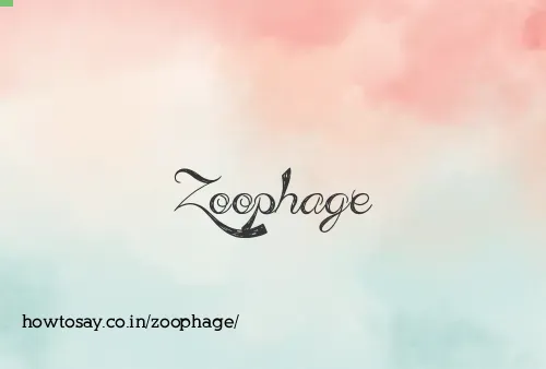Zoophage