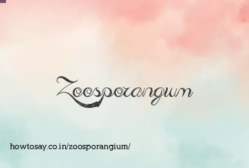 Zoosporangium