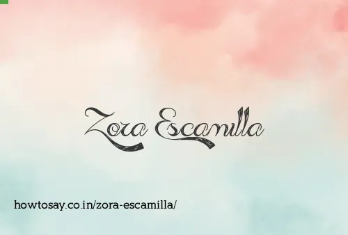 Zora Escamilla