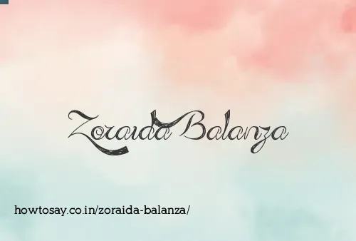Zoraida Balanza