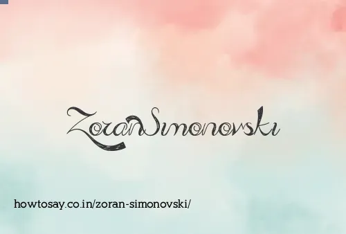 Zoran Simonovski
