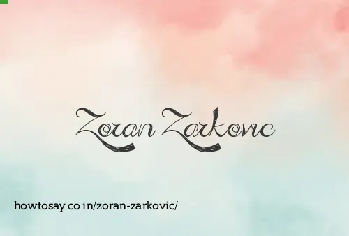 Zoran Zarkovic