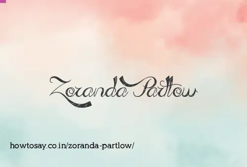 Zoranda Partlow
